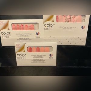 Hope Blooms & 1 Warrior Color Street Nail Polish Strip Bundle 6 Sets